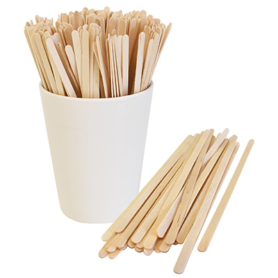 1000 x Wooden Disposable Stirrers 140mm For Tea & Coffee